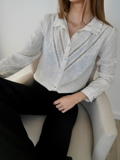 Blouse Karla blanc