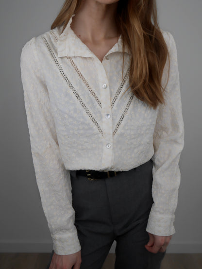 Blouse Karla blanc