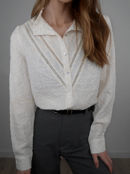 Blouse Karla blanc