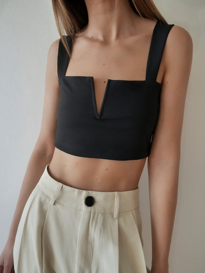 Crop Top Meyla Noir