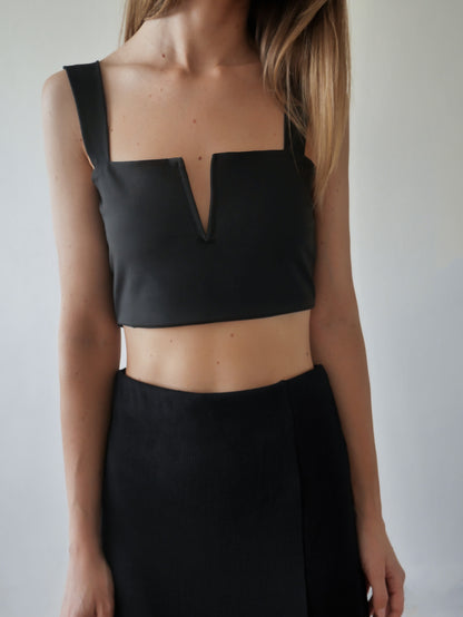 Crop Top Meyla Noir