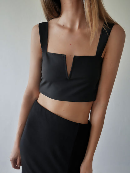 Crop Top Meyla Noir